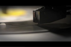 Stylus rides vinyl, shot by a Canon DSLR