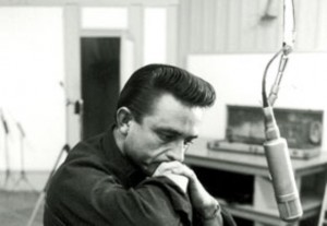 Johnny Cash working