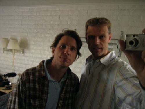 David Licata and Wolfgang Held in Arizona during the first shoot.
