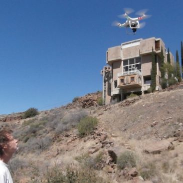 Drone Pilot at Arcosanti: Guest Post by Cinematographer Andy Bowley